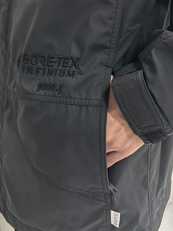 50%OFF【Juun.J - ジュン ジー】GORETEX ZIP UP SHIRT (シャツ/ブラック)