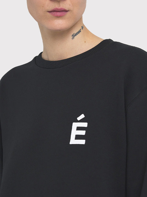 【Études - エチュード】STORY PATCH Sweatshirt(スウェットシャツ/ブラック)