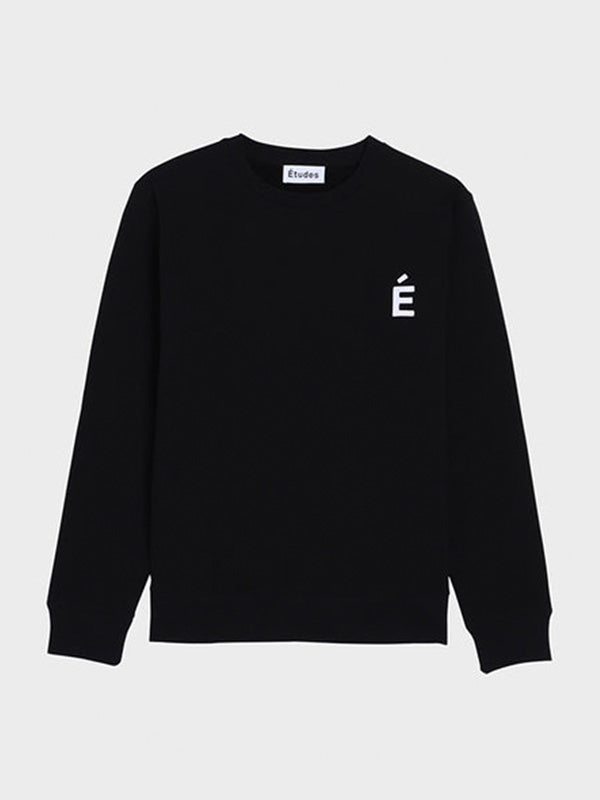 【Études - エチュード】STORY PATCH Sweatshirt(スウェットシャツ/ブラック)