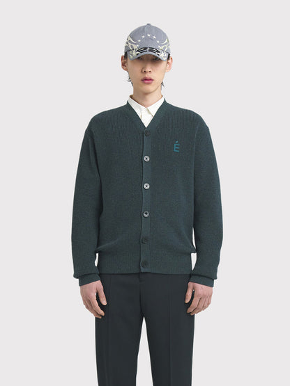 30%OFF【Études - エチュード】BORIS CARDIGAN PATCH / DK GREEN(カーディガン/ダークグリーン)