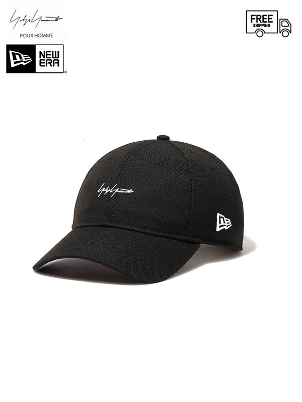 【Yohji Yamamoto POUR HOMME - ヨウジヤマモト プールオム】Yohji Yamamoto×New Era W/C/BLK 930CS YY LOGO WOOL(キャップ)