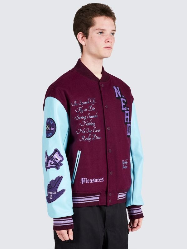 30%OFF【PLEASURES - プレジャーズ】NERD VARSITY JACKET