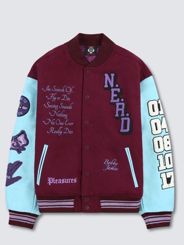 30%OFF【PLEASURES - プレジャーズ】NERD VARSITY JACKET