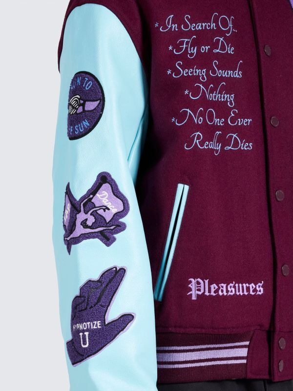 30%OFF【PLEASURES - プレジャーズ】NERD VARSITY JACKET