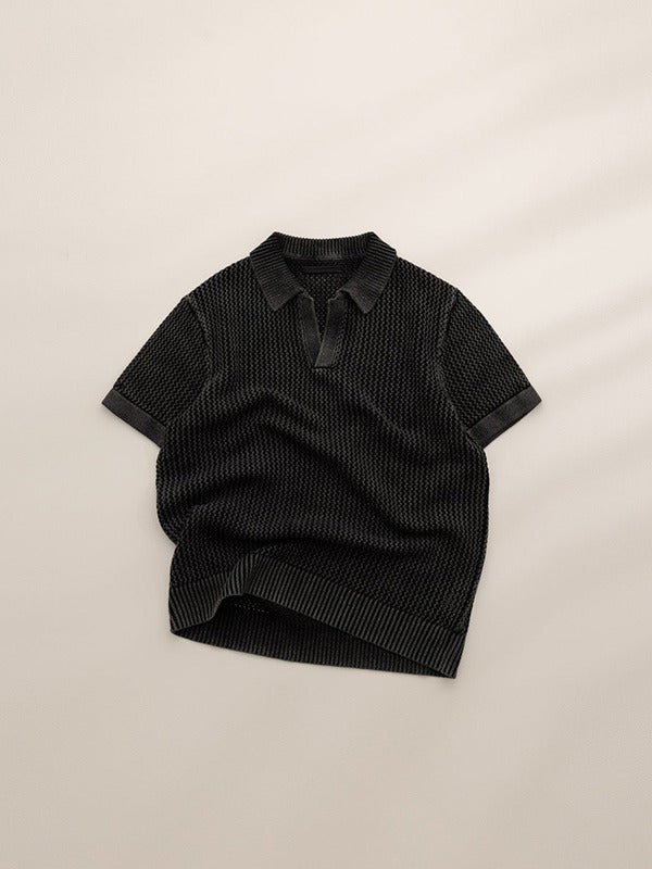 40%OFF【STAMPD - スタンプド】LOOSE GAUGE SS POLO / BLACK