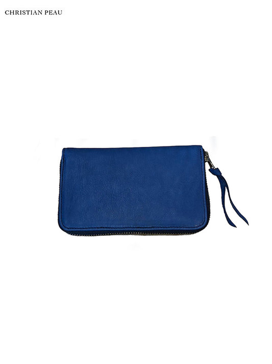 【Christian Peau - クリスチャンポー】CP B004 S Wallet "Cow Leather"/ NAVY(財布)