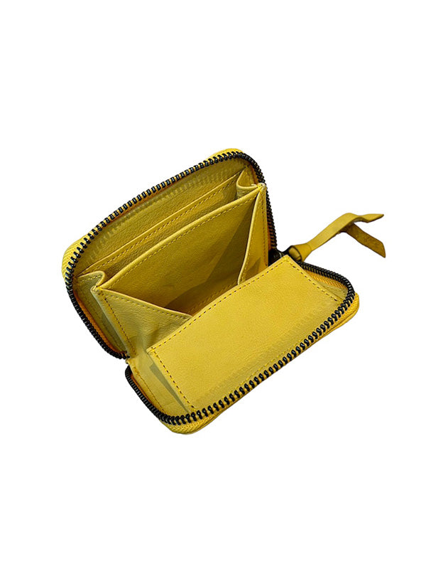 【Christian Peau - クリスチャンポー】CP S COIN CASE "Cow Leather"/ YELLOW(財布)