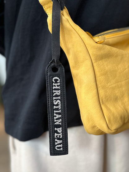 【Christian Peau - クリスチャンポー】CP SHOULDER BAG "Cow Leather"/ YELLOW(バッグ)