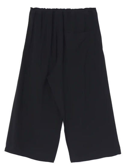 【Y's - ワイズ】RAYON CUPRO FRONT TUCKED WIDE PANTS/BLACK(パンツ/ブラック)