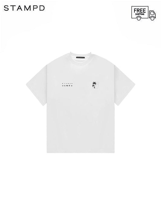 【STAMPD - スタンプド】TRANSIT RELAXED TEE / WHITE