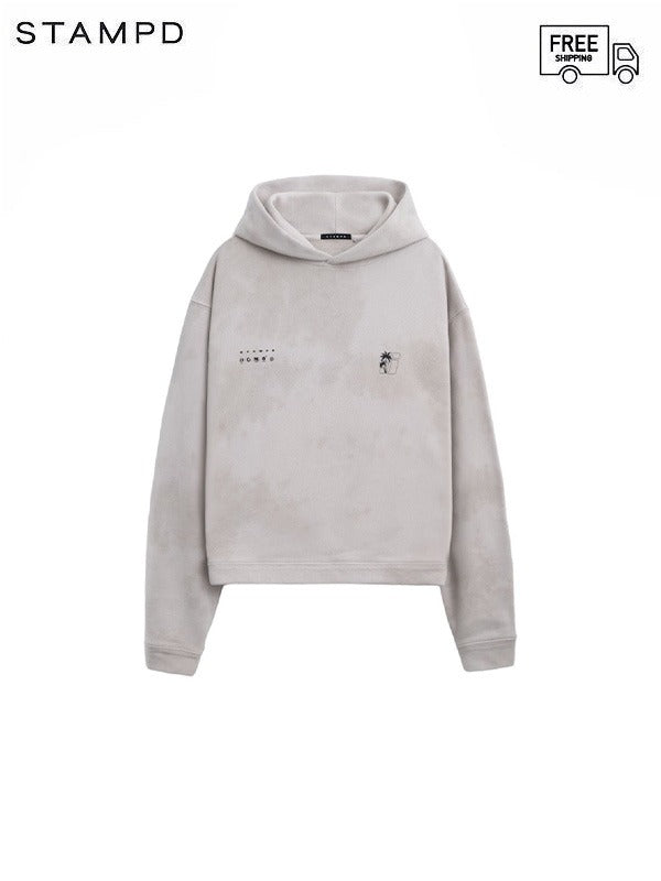 50%OFF【STAMPD - スタンプド】TRANSIT TIE DYE CROPPED HOODIE / Sand Storm Tie Dye