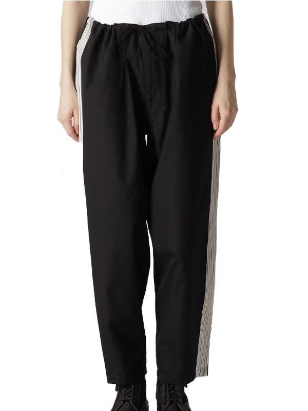 【Y's - ワイズ】COTTON BROAD YS STITCH PANTS / BLACK (パンツ/ブラック)