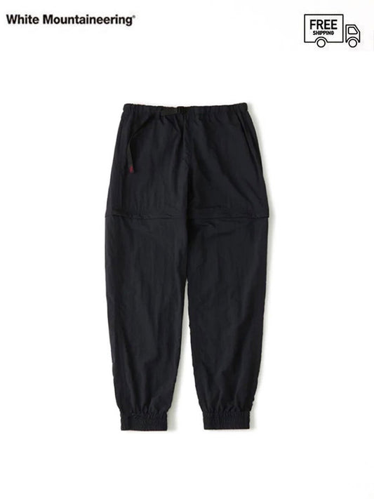 40%OFF【White Mountaineering - ホワイトマウンテニアリング】WM × Gramicci ZIP OFF JOGGER PANTS / BLACK(パンツ/ブラック)