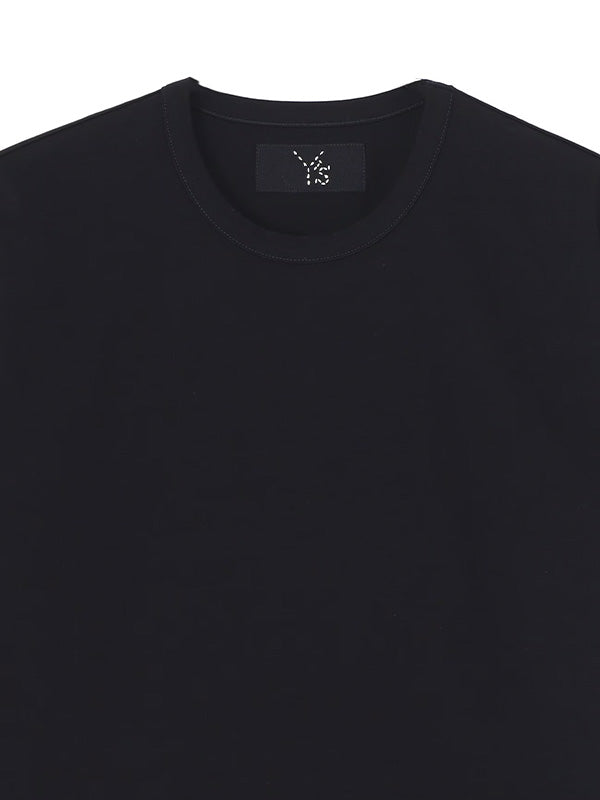 【Y's - ワイズ】MERCERIZED JERSEY YS STITCH T B /BLACK (Tシャツ/ブラック)