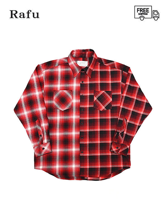 【RAFU - ラフ】DOOKING SHIRT / RED(シャツ/レッド)
