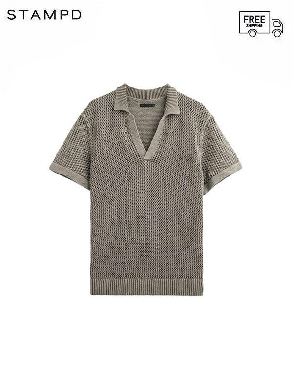 40%OFF【STAMPD - スタンプド】LOOSE GAUGE SS POLO / OLIVE