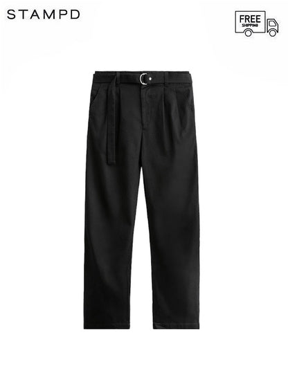 30%OFF【STAMPD - スタンプド】EMBROIDERED BERLIN PANT / BLACK