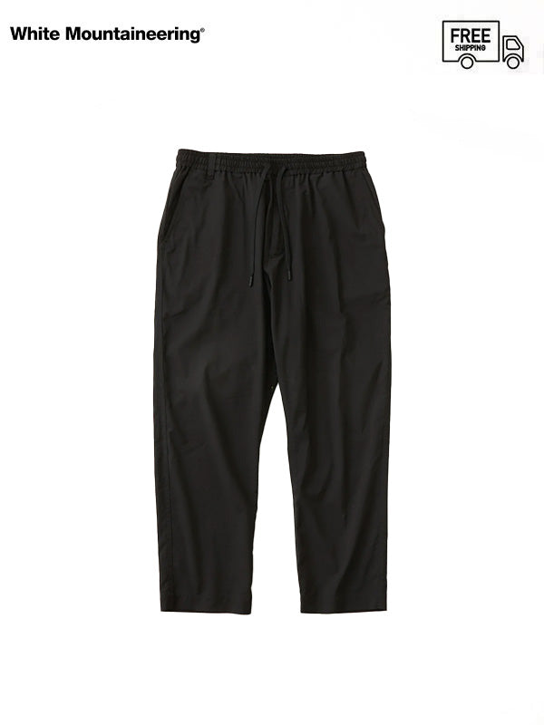 【White Mountaineering - ホワイトマウンテニアリング】TAPERED PANTS / BLACK(パンツ/ブラック)