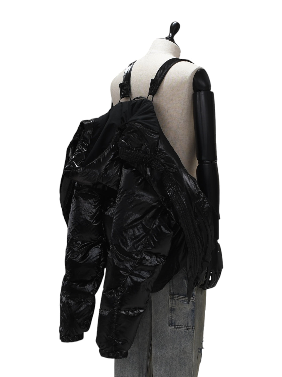 【JG1 - ジェージーワン】MAG-4 Down Jacket / liquid black （ダウンジャケット/ブラック)