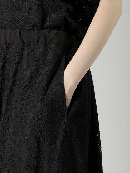 【Y's - ワイズ】LACE BALLOON SKIRT/ BLACK(スカート/ブラック)