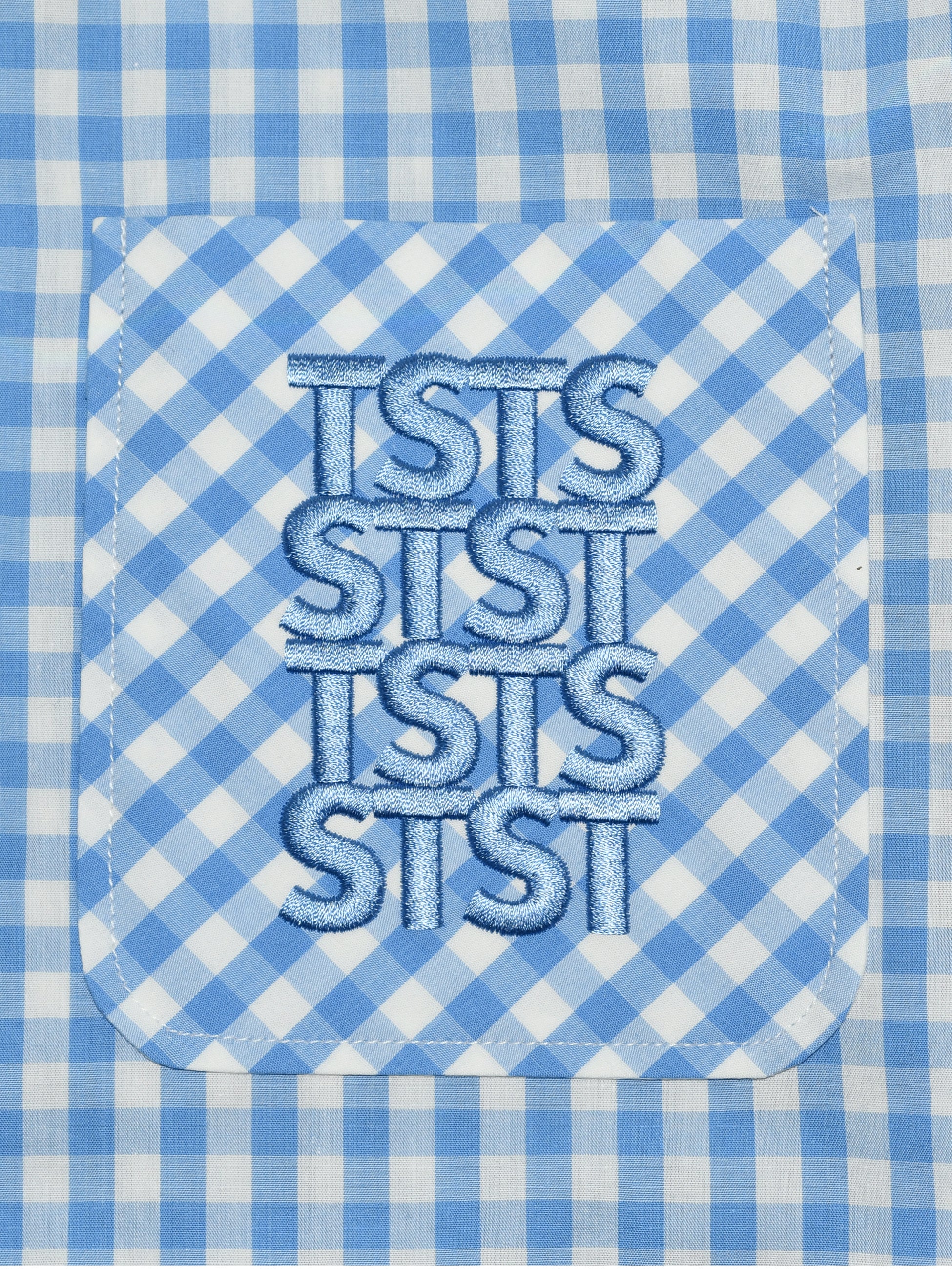 TSTS -ティーエスティーエス】TSTS GINGHAM SHIRT / BLUE CHECK (T