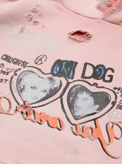 【PALY HOLLYWOOD - パリーハリウッド】OKI DOG HOODIE / PINK (フーディー/ピンク)