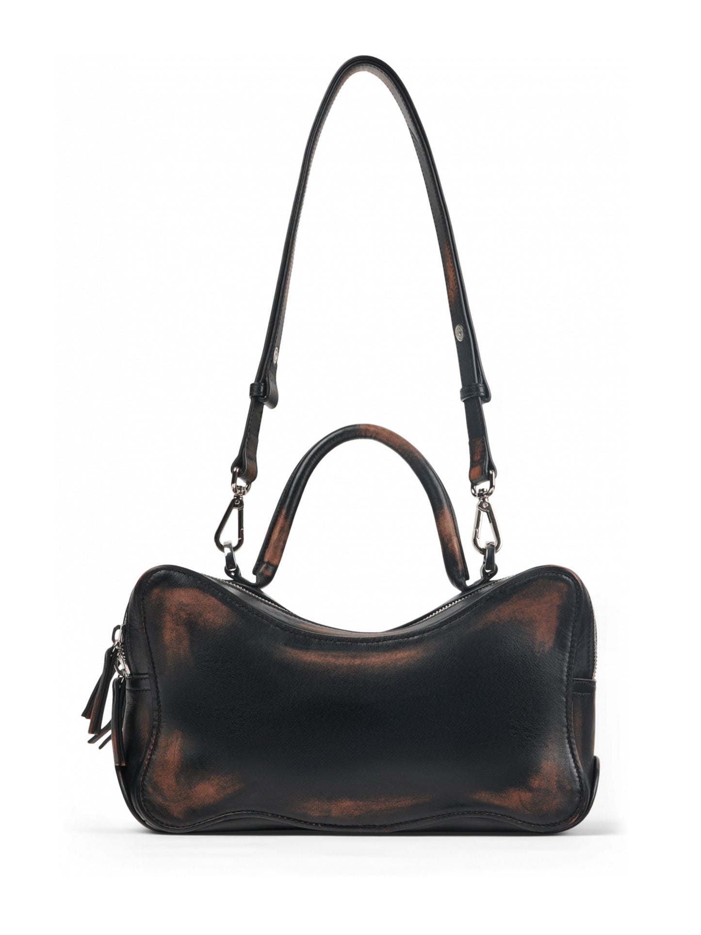 【CAMPER LAB  - カンペールラボ】LUNSSI BLACK LEATHER  BAG/BLACK (バッグ/ブラック）