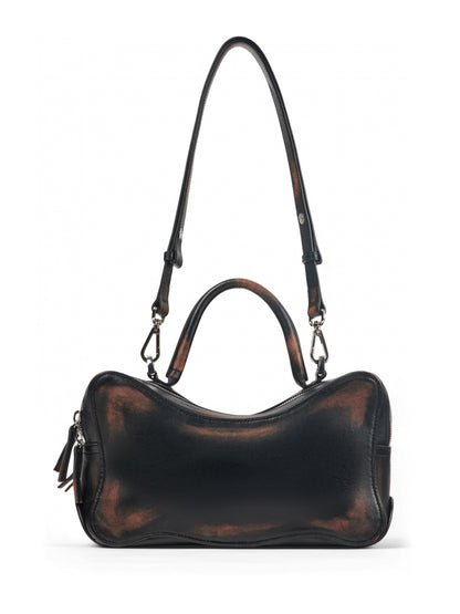 【CAMPER LAB  - カンペールラボ】LUNSSI BLACK LEATHER  BAG/BLACK (バッグ/ブラック）