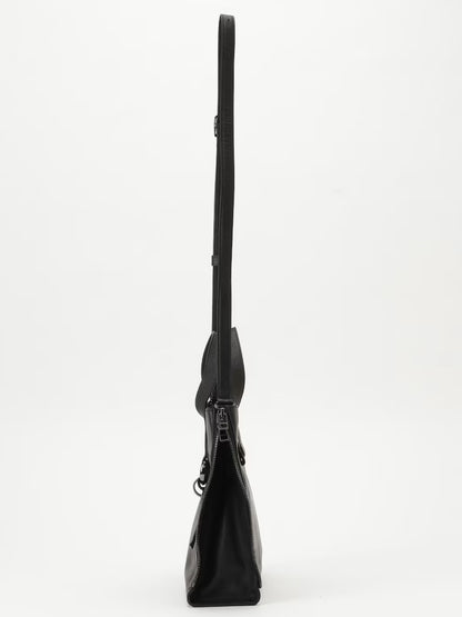 【Discord Yohji Yamamoto - ディスコード ヨウジヤマモト】Zipper Shoulder / Black (バッグ/ブラック)