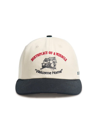 【PALY HOLLYWOOD - パリーハリウッド】WELCOME HOME LOW PROFILE HAT / WHITE(キャップ/ホワイト)