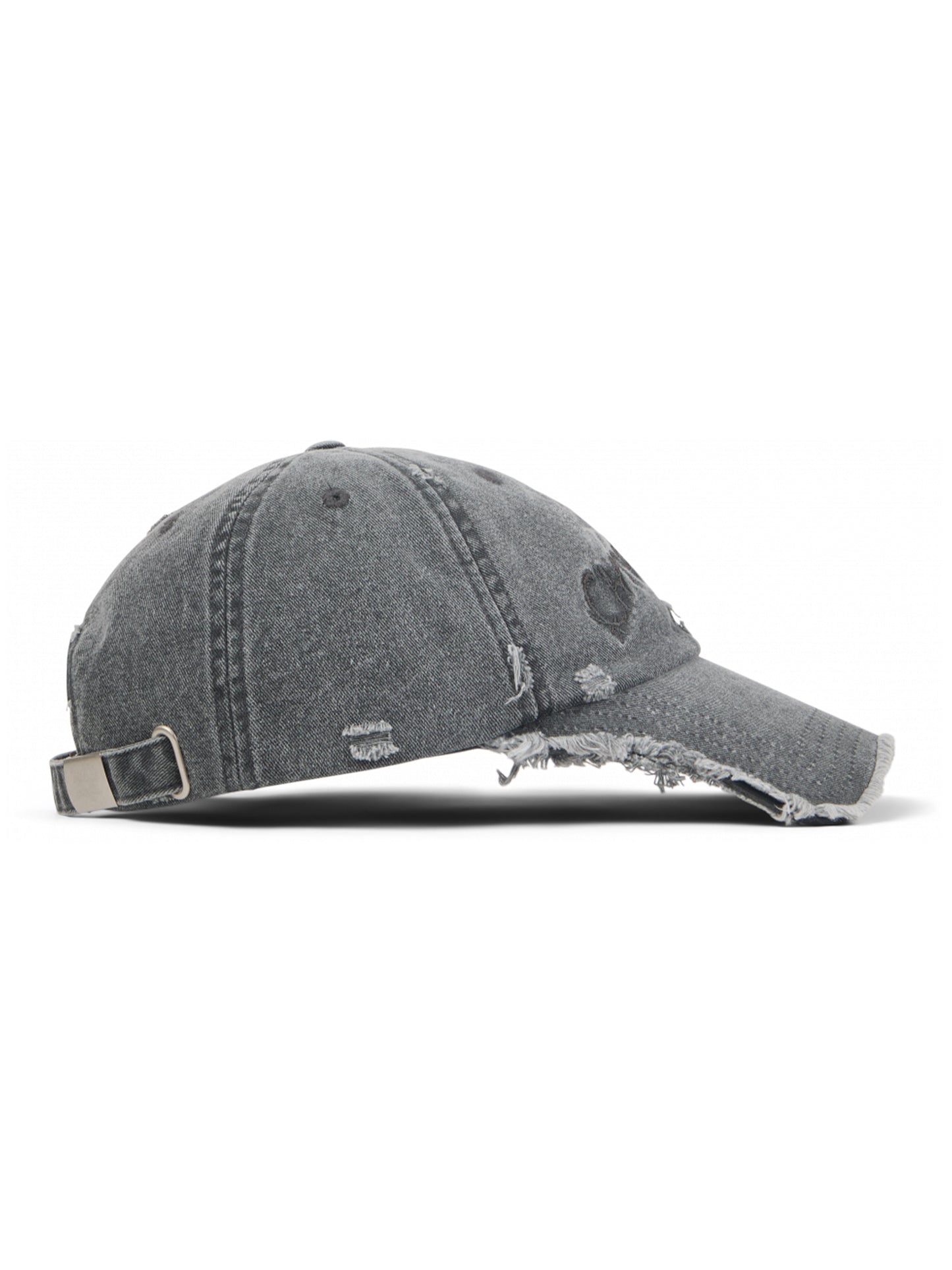 【CAMPER LAB  - カンペールラボ】DISTORTED WASHED CAPS / FADED BLACK DISTORTED  (キャップ/ウォッシュドブラック)