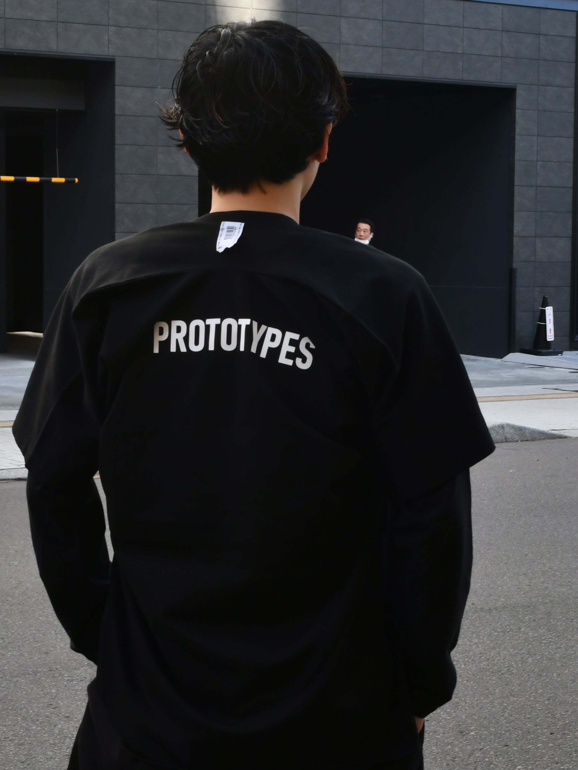 PROTOTYPES プロトタイプス　ホックTシャツ prototypes - プロトタイプス】MOVED NECKLINE TEE (Tシャツ/BLACK
