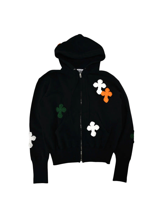 【Perfect ribs® × Y.A.R.N. 】Basic Zip Hoodie / Black(パーカー/ブラック)