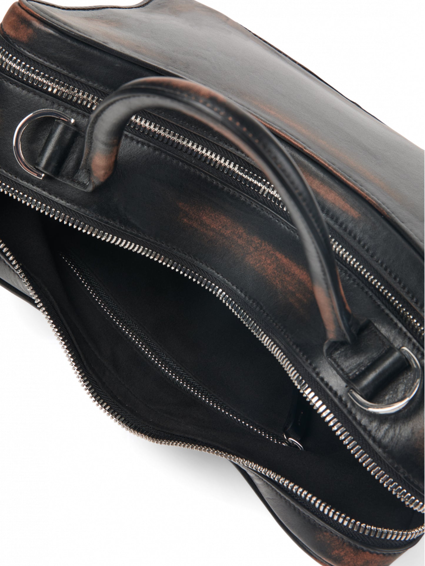 【CAMPER LAB  - カンペールラボ】LUNSSI BLACK LEATHER  BAG/BLACK (バッグ/ブラック）