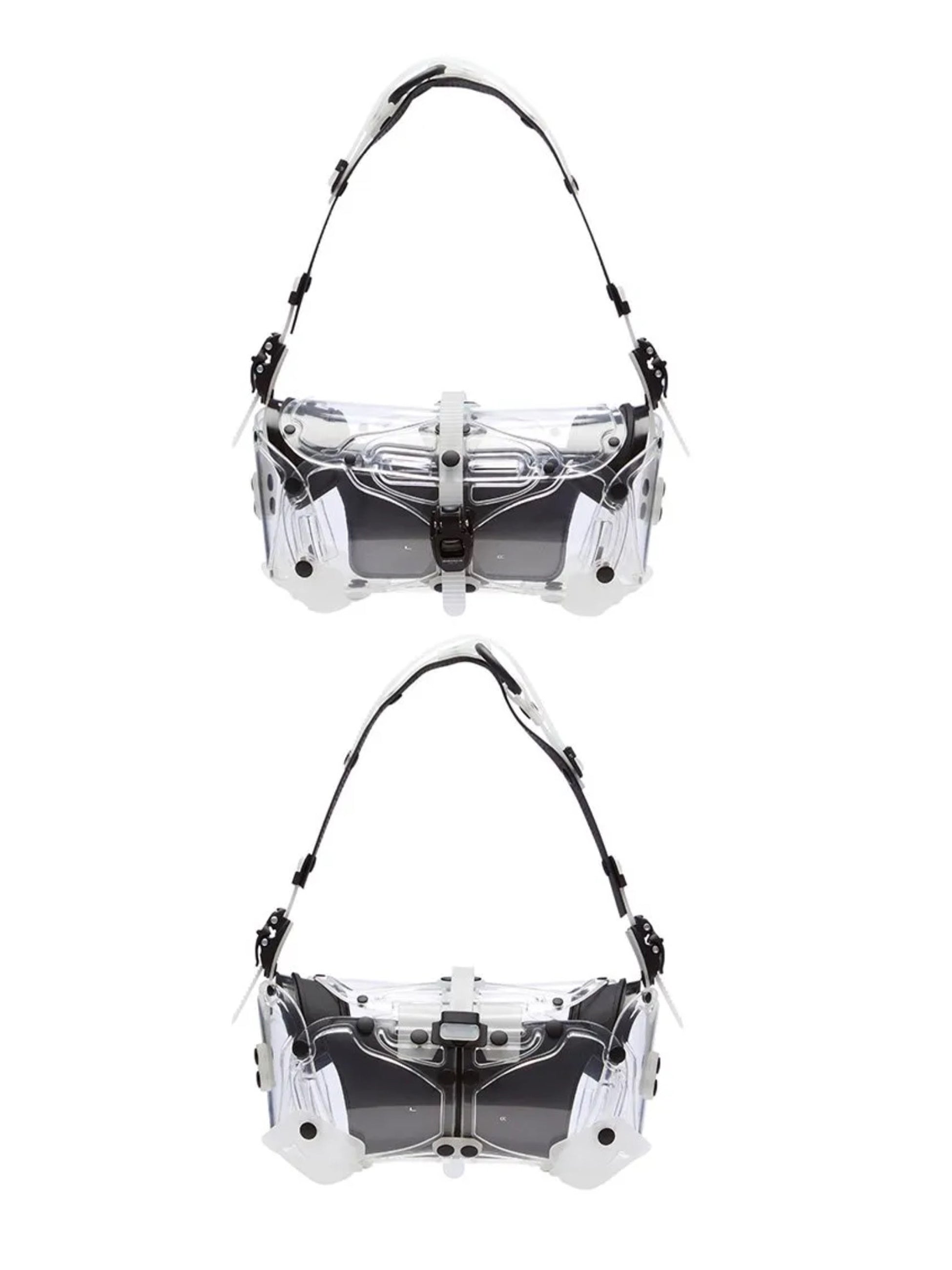 i*i様 innerraum インナーラム　S05　ハンドバッグ INNERRAUM - インナーラム】OBJECT I80 MINI STEREO BAG / TRANSPARENT