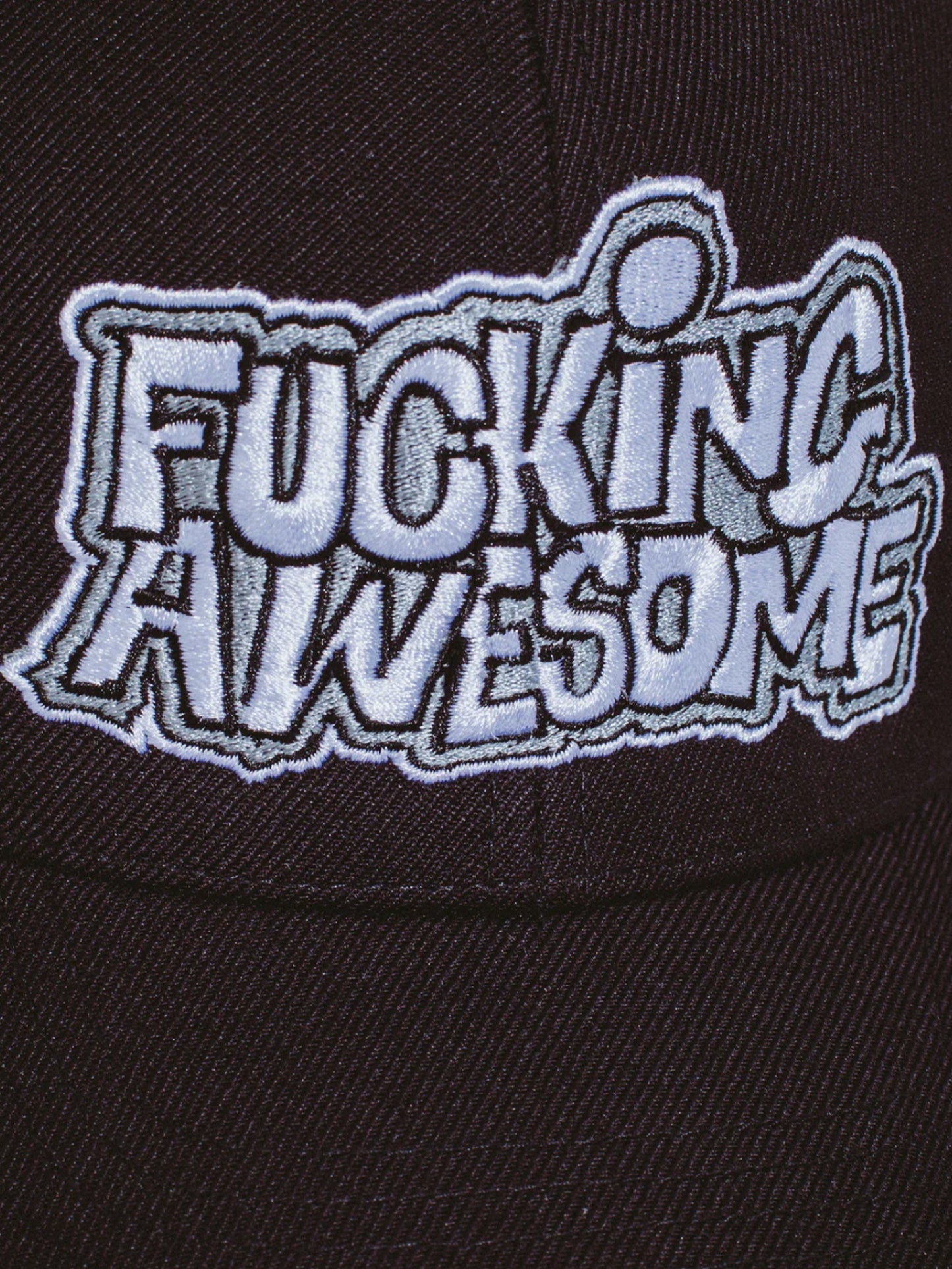 【Fucking Awesome- ファッキングオーサム】PBS LOGO SNAPBACK /  BLACK（帽子/ブラック）