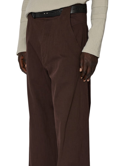 【_J. L - A. L_ - ジェイラル】Thonet Trousers / BROWN (パンツ/ブラウン)