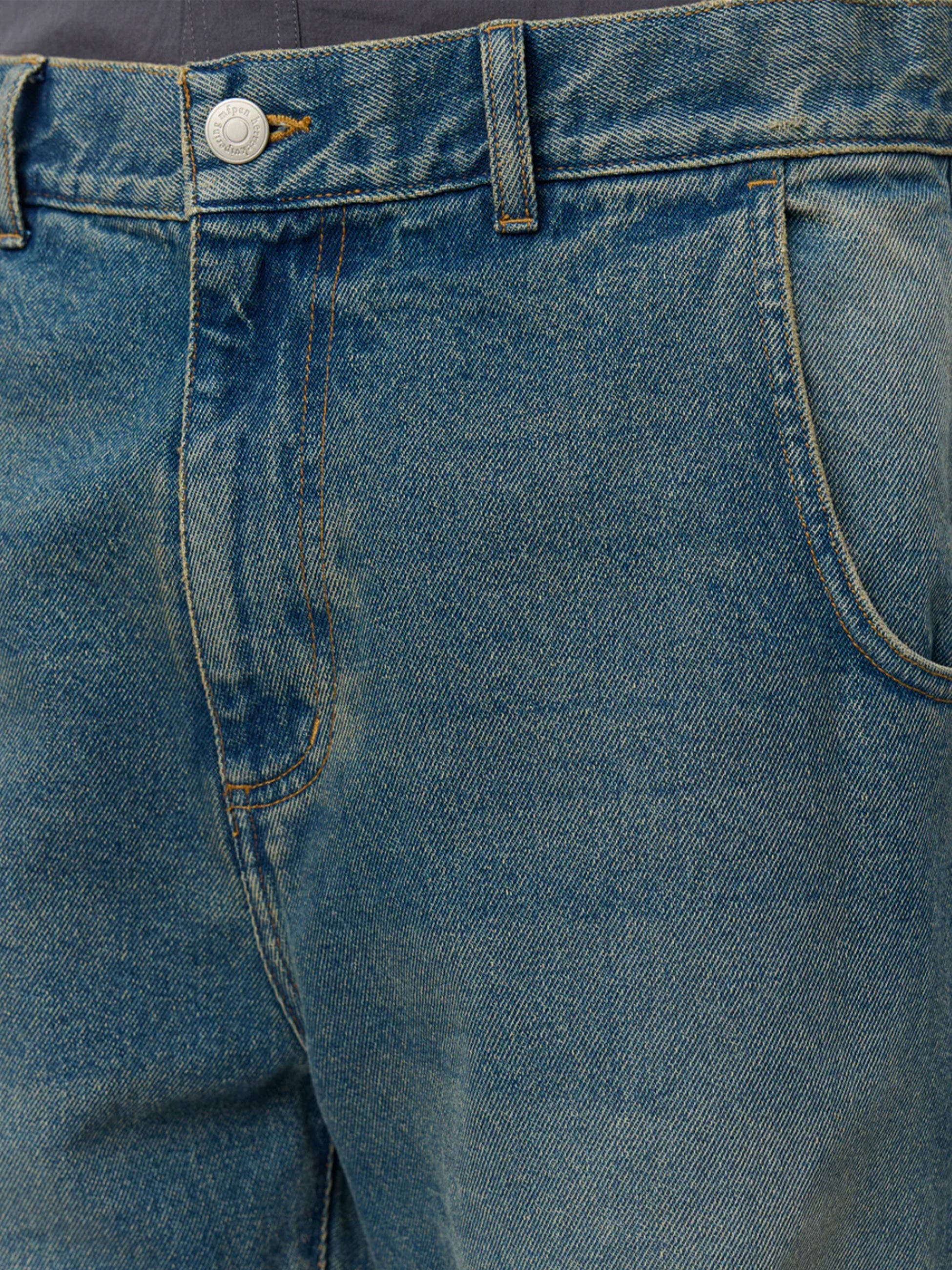 mfpen - エムエフペン】STRAIGHT CUT JEANS / VINTAGE BLUE (デニム