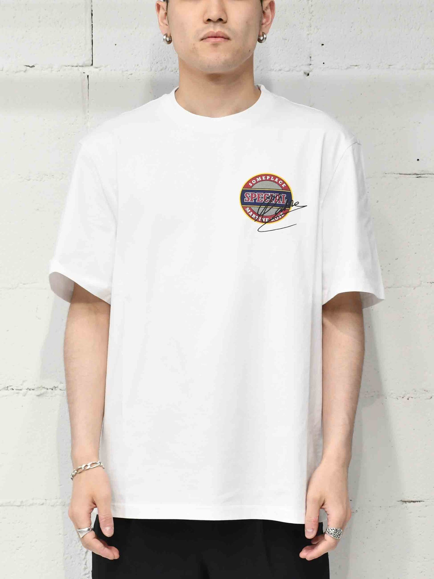 【Martine Rose  - マーティンローズ】CLASSIC T-SHIRT / WHITE  (Tシャツ/ホワイト)
