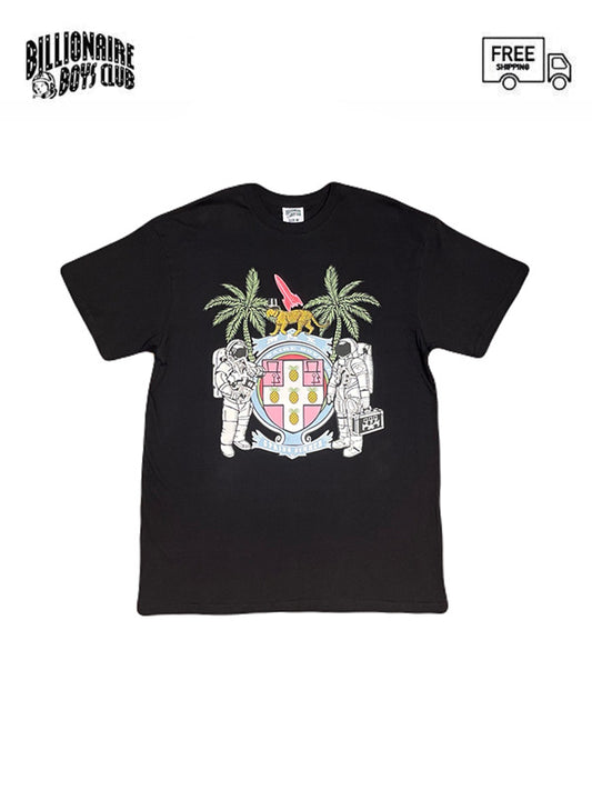 【Billionaire Boys Club-ビリオネアボーイズクラブ】BB CREST T-SHIRT / BLACK (Tシャツ/ブラック)