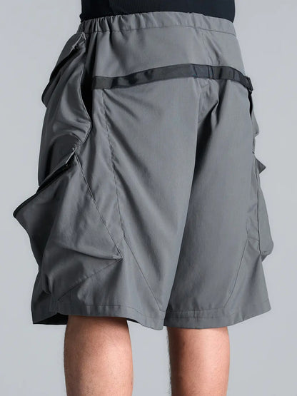 【ACRONYM - アクロニウム】SP56A-M / Nylon Stretch Double Cargo Short Pant Gen. 1 / Grey(ショーツ/グレー)
