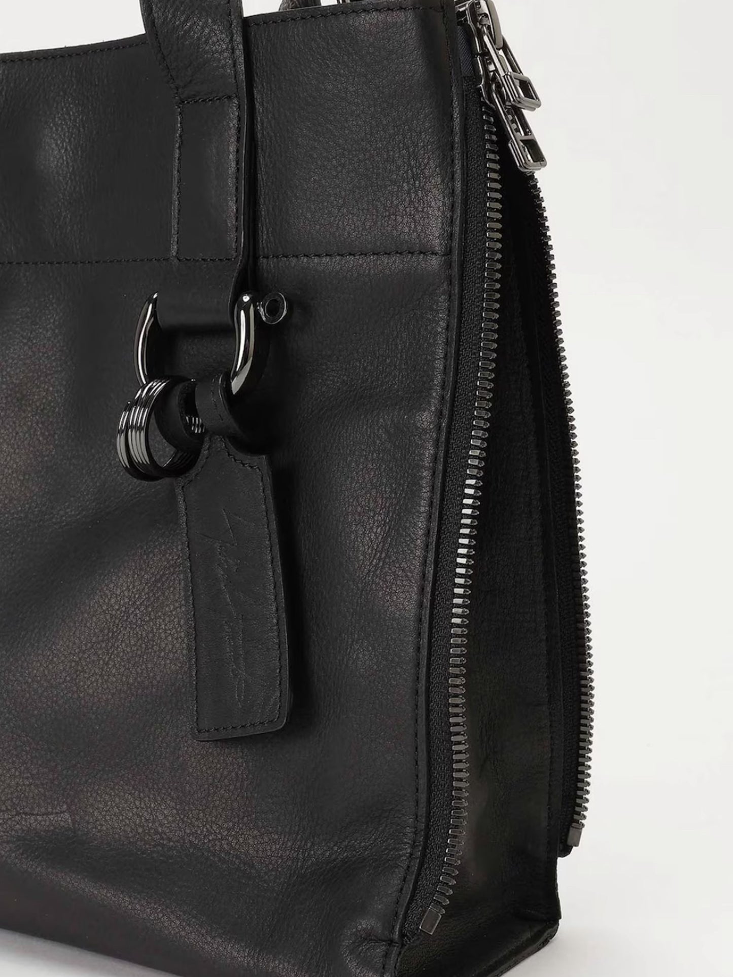 【Discord Yohji Yamamoto - ディスコード ヨウジヤマモト】Zipper Shoulder / Black (バッグ/ブラック)