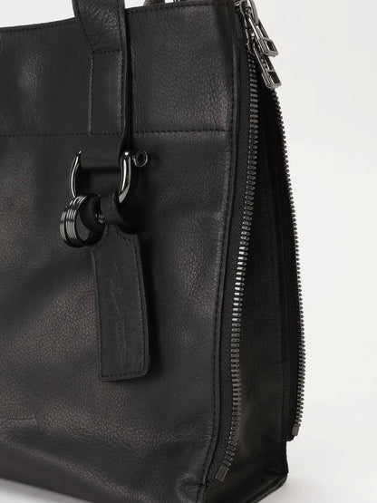 【Discord Yohji Yamamoto - ディスコード ヨウジヤマモト】Zipper Shoulder / Black (バッグ/ブラック)