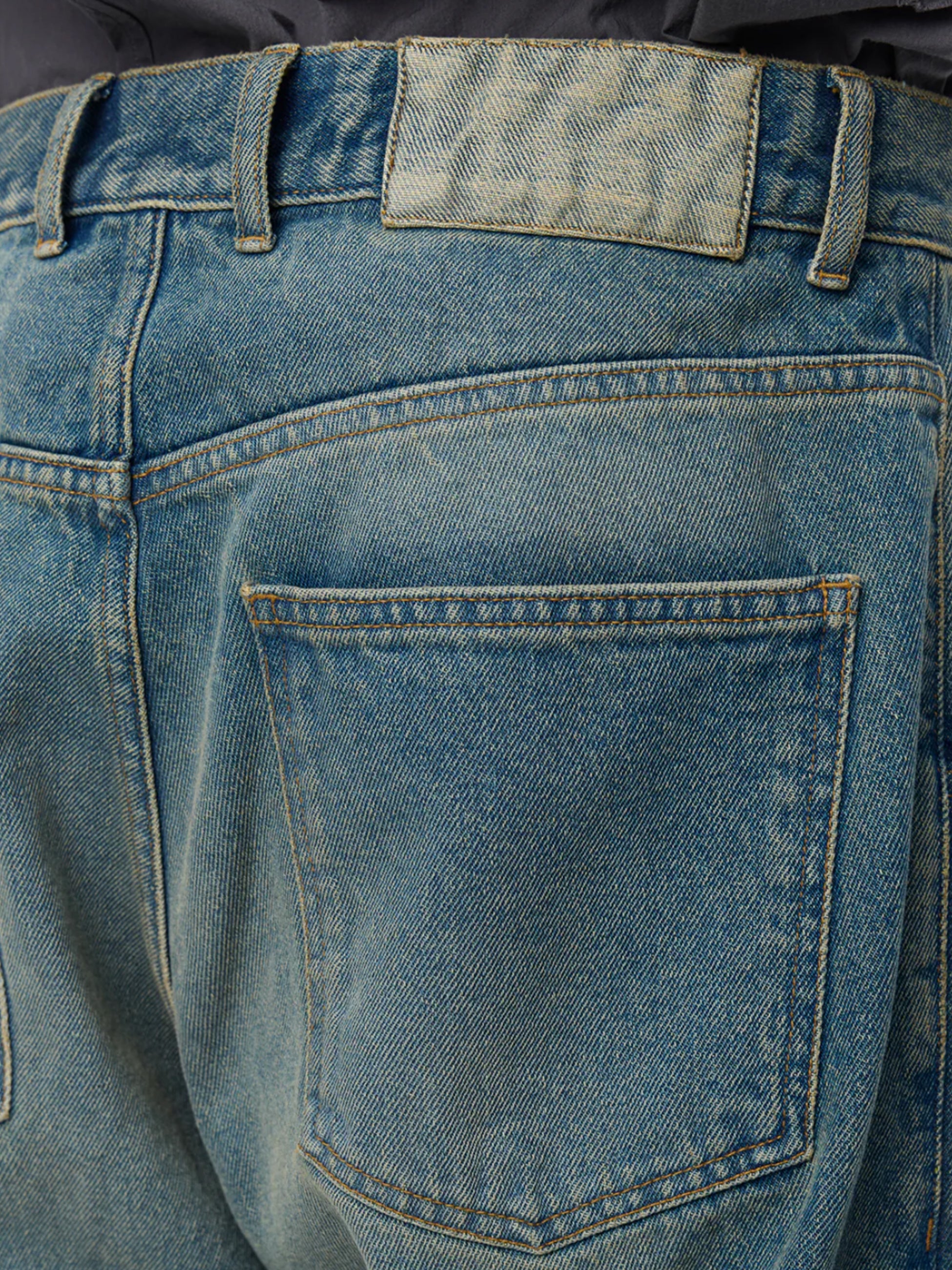 mfpen - エムエフペン】STRAIGHT CUT JEANS / VINTAGE BLUE (デニム