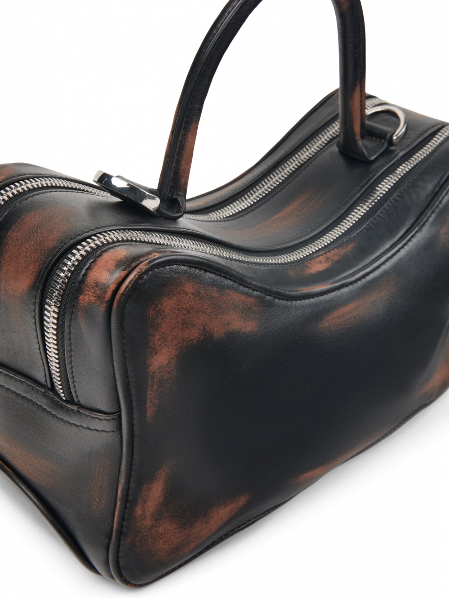 【CAMPER LAB  - カンペールラボ】LUNSSI BLACK LEATHER  BAG/BLACK (バッグ/ブラック）
