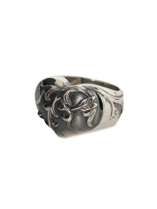 【GOTHIC YOHJI YAMAMOTO - ゴシックヨウジヤマモト】SILVER950 HEART RING（リング/ シルバー)