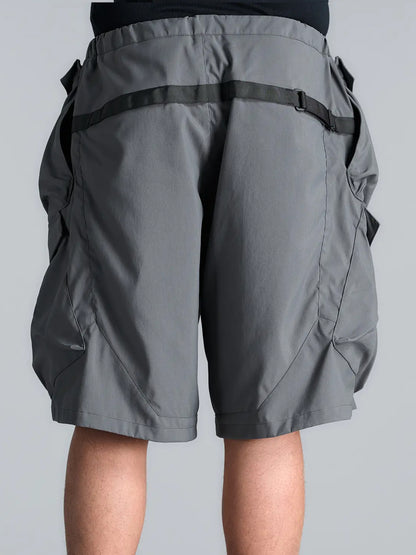 【ACRONYM - アクロニウム】SP56A-M / Nylon Stretch Double Cargo Short Pant Gen. 1 / Grey(ショーツ/グレー)