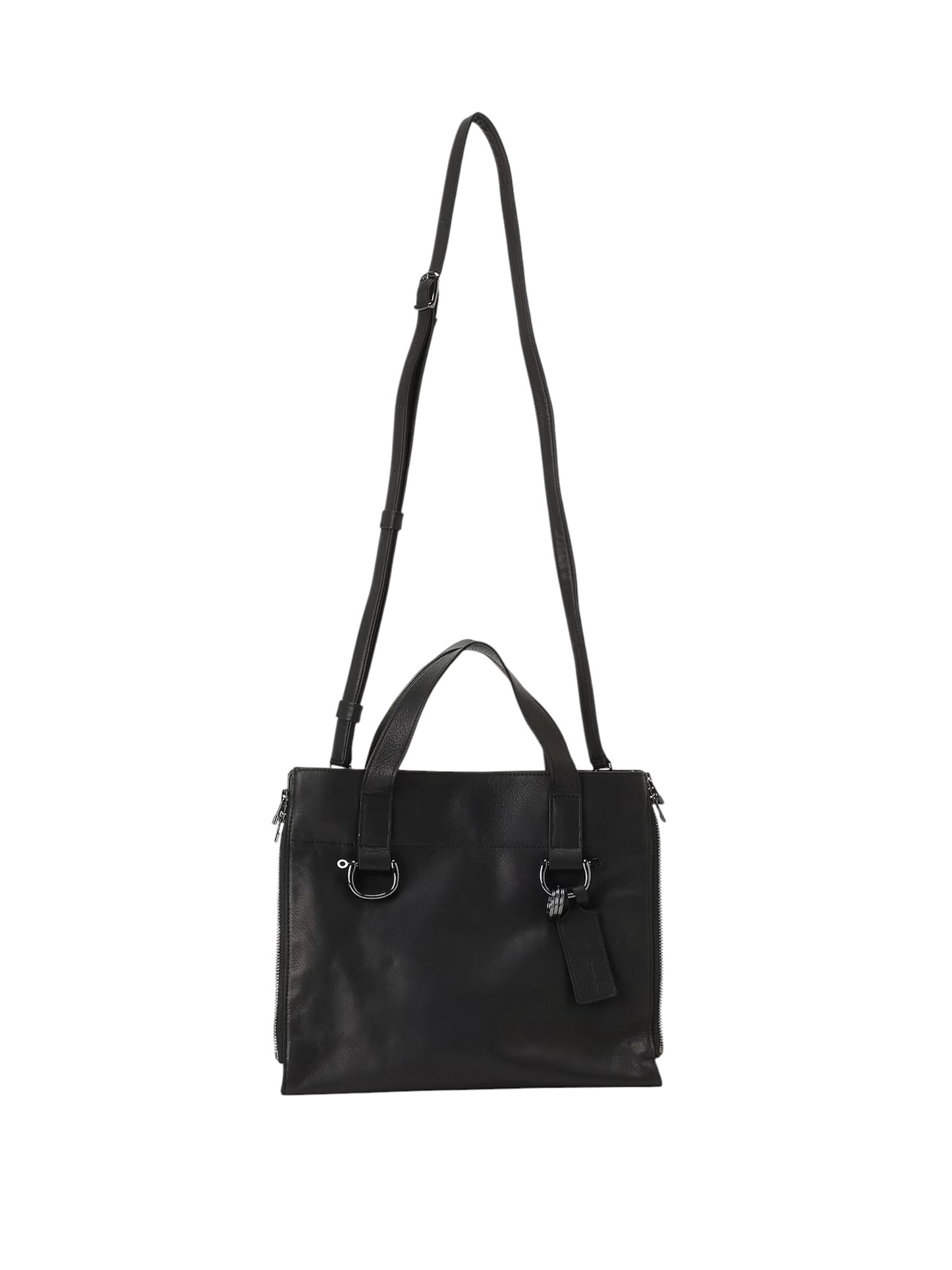 【Discord Yohji Yamamoto - ディスコード ヨウジヤマモト】Zipper Shoulder / Black (バッグ/ブラック)