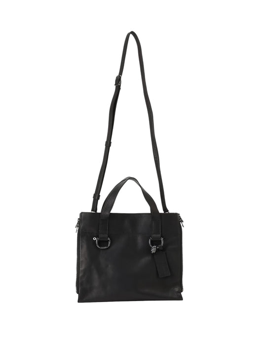 【Discord Yohji Yamamoto - ディスコード ヨウジヤマモト】Zipper Shoulder / Black (バッグ/ブラック)