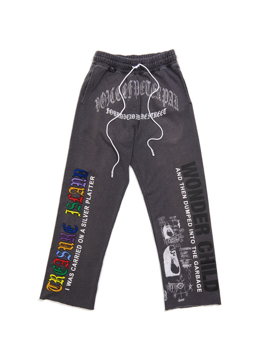 【PALY HOLLYWOOD - パリーハリウッド】BOBBY DRISCOLL SWEATPANT / BLACK (スウェットパンツ/ブラック)